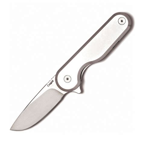 Craighill. Craighill promises heft that feels "authoritative in the hand" but not overly weighty or unwieldy. The Sidewinder features a 2.5-in blade and 4-in handle. Craighill . 