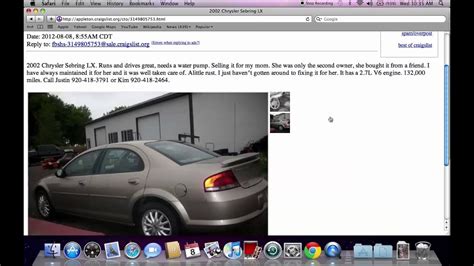 Craigslist Appleton Oshkosh