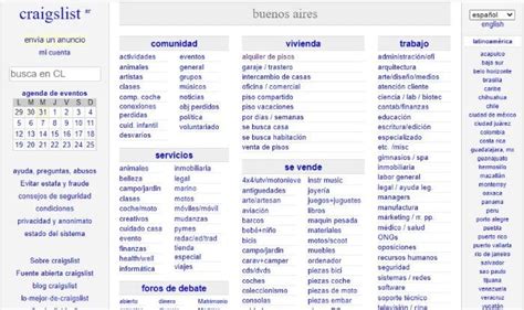 Craigslist argentina. craigslist provides local classifieds and forums for jobs, housing, for sale, services, local community, and events 