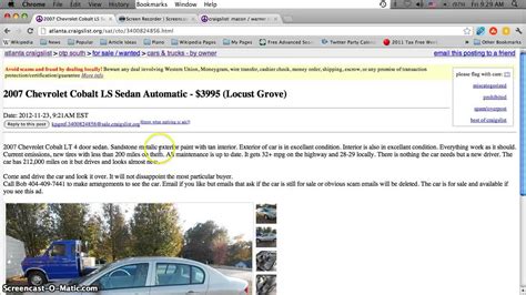 Craigslist atlanta auto for sale by owner. craigslist Cars & Trucks - By Owner for sale in Knoxville, TN. ... atlanta 2006 Subaru WRX. $8,500. Knoxville 2005 Dodge Ram 2500. $36,900. Kingston, TN ... 