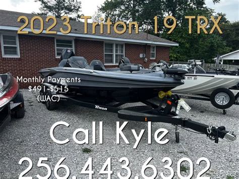 craigslist Boats "triton boat" for sale in Birmingham, AL. see also. Used 2014 Triton XS 21 Elite Fiberglass Bass Boat! Financing Available. $39,999. Triton 21 TRX Elite. $30,000. Jemison 2012 Triton 18 ft 115 hp. $14,500. Scottsboro Al