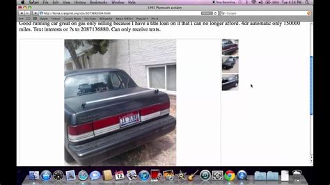 Craigslist boise id cars for sale by owner. Selling your car on Craigslist can be a great way to get the most bang for your buck. With a few simple steps, you can make the process of selling your car as easy and stress-free as possible. Here are some tips on how to sell your car on C... 
