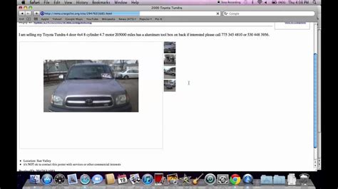 Craigslist cars for sale reno. Customers looking to purchase a used postal vehicle can do so through sites such as PostalClassified.com, eBay.com, PostalMag.com and Craigslist.org, as of April 2015. 