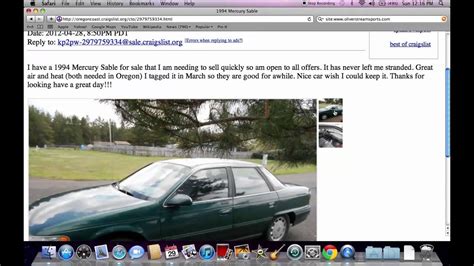 Craigslist cars oregon coast. Oregon Coast Craigslist. 9.7K members. Join group. Discussion. Read B4 Joining/Posting! You can post, appliances, cars, clothing, electronics, furniture, shoes, tools almost … 