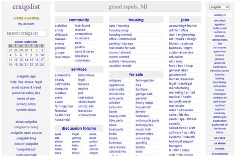 Craigslist com grand rapids mi. craigslist provides local classifieds and forums for jobs, housing, for sale, services, local community, and events 