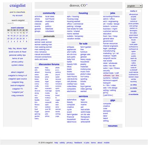 craigslist provides local classifieds and forums for job