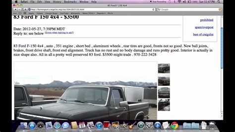 craigslist Auto Parts - By Owner "f350" for sale in Farmington, NM. see also. Parting out 87 F350. $800. Lewis Ford Super Duty OEM Chrome Center Caps. $150 ... .