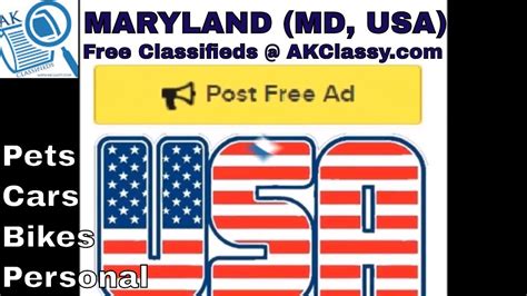 Craigslist free maryland. craigslist provides local classifieds and forums for jobs, housing, for sale, services, local community, and events 