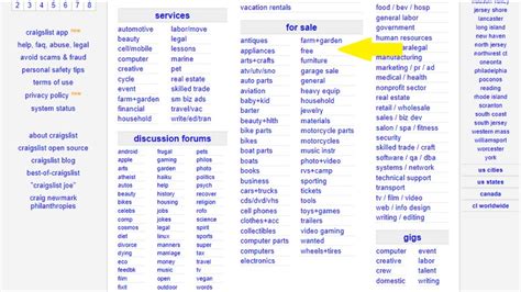 Craigslist free section. craigslist provides local classifieds and forums for jobs, housing, for sale, services, local community, and events 