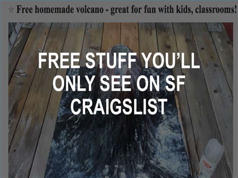Craigslist free sf bay area. craigslist provides local classifieds and forums for jobs, housing, for sale, services, local community, and events 