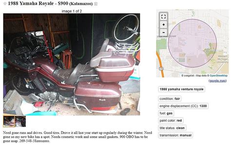 craigslist Motorcycles/Scooters for sale in Lansing, MI. see also. 1982 Honda Goldwing GL1100. $7,000. 1997 Harley Davidson Sportster. $3,300. Dimondale.
