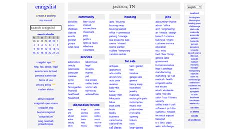 Craigslist in jackson tn. 26 Craigslist jobs available in Tennessee on Indeed.com. Apply to Customer Service Representative, Leasing Consultant, Operations Coordinator and more! 