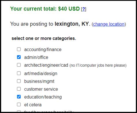 Craigslist jobs posting. Step 1. Click “Create a Posting” On the Craigslist home page, click the “Create a Posting” button. Depending on your browser settings, you may automatically be routed to a subdomain for the... 