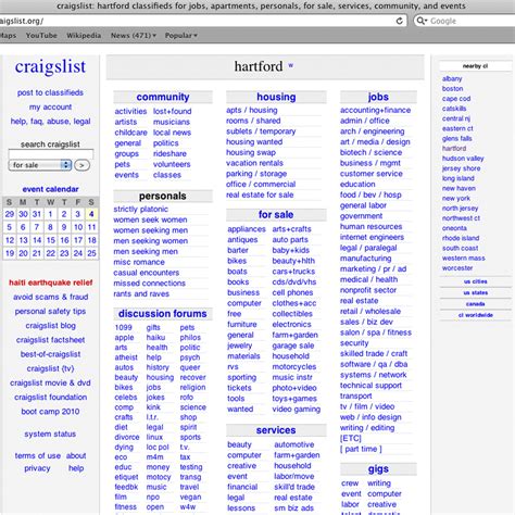 List of all international craigslist.org online classifieds sites. 