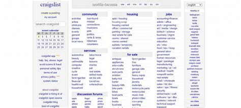 Craigslist list seattle. craigslist provides local classifieds and forums for jobs, housing, for sale, services, local community, and events 