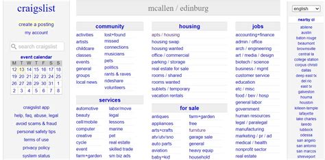 Craigslist mcallen trabajos. craigslist provides local classifieds and forums for jobs, housing, for sale, services, local community, and events 