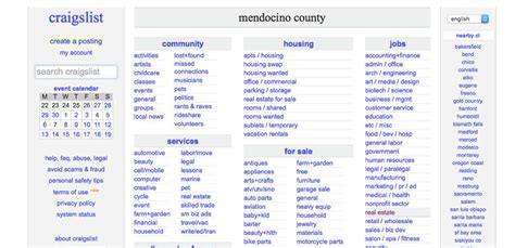 Craigslist mendocino free. craigslist provides local classifieds and forums for jobs, housing, for sale, services, local community, and events 