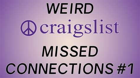 Craigslist's Missed Connections is lost,