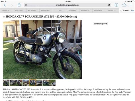 modesto motorcycles/scooters ... craigslist Motorcycles/Scooters - B