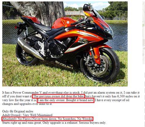 Craigslist motorcycles bay area. tampa bay motorcycles/scooters - by owner - craigslist engine displacement (CC) street legal model year 1 - 120 of 265 • • • • Drz 400sm 6h ago · 12k mi · Lutz $7,000 • Suzuki … 