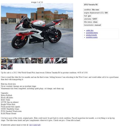 Craigslist ohio cincinnati motorcycles. craigslist Motorcycles/Scooters - By Owner for sale in Columbus, OH ... OH. see also. 2014 Triumph Bonneville T-100. $5,500. Kawasaki Z1000 - 2003 ZR1000 - low miles. $3,200. Columbus 1985 Harley FXRS. $3,800. West Jefferson 2002 KTM 200EXC. $2,500. Columbus ... 
