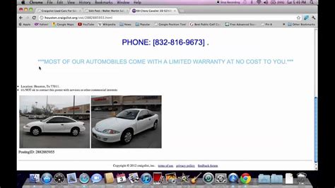 Browse and buy cars and trucks from local owners near Richmond, TX on craigslist, the leading online platform for classified ads and discussions.. 