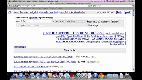 Craigslist ozarks. craigslist Recreational Vehicles for sale in Lake Of The Ozarks. see also. 2013 Winnebago Itasca Sunova 35G w/ 3 slides. $82,000. Lake Ozark MO 