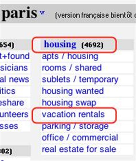 123 reviews. 77 helpful votes. HELP!!! Tips to avoid scam craigslist vacation rental. 12 years ago. Save. Hello! I found several beautiful vacation rentals in Paris on Craigslist, staying for 10 days. They all want to have money wired for deposit, half of the duration of our stay which is pretty hefty amount. .