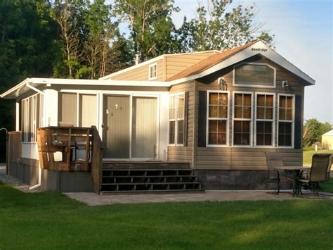 Park Model units look more like a stand-alone homes rather than RVs, but they are still categorized as recreational vehicles. Park Models are built on a trailer-type chassis and are required to be under 400 square feet to still qualify as an RV.. 