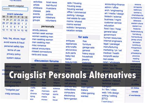 Craigslist personals replacement. Things To Know About Craigslist personals replacement. 