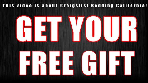 Craigslist redding ca free stuff. Farm & Garden near Redding, CA - craigslist. loading. reading. writing. saving. searching. refresh the page. craigslist ... grow stuff. $150. redding Chainsaw operator. $300,400 ... Food Grade 275 Gallon and 330 Gallon Tanks-FREE DELIVERY!!! $25. Redding/Anderson/Corning RUBBER TRACKS LOW PRICES. $1. statues. $ ... 