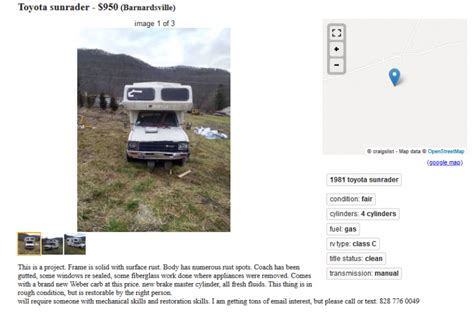 Craigslist rvs asheville nc. 2018 Jayco Prestige Greyhawk 30XP. -. $80,000. (Pisgah Forest) Great condition! Everything working! Queen bed in back and bed over the cab. Jack knife couch bed and table makes a bed! Brand new awning, brand new main AC unit as well as we have tinted all front windows including the one above the cab. 