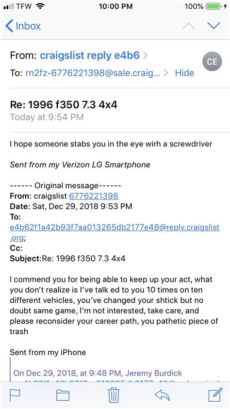 I was trying to sell a nightstand on Craigslist for $100. It was brand new in the box and sells at stores for $180 to $246.I received a message from someone who wanted to mail me a cashier’s ....