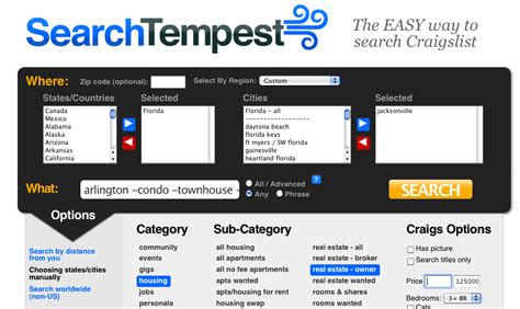 Search by state, driving distance, or just search all of Facebook Marketplace*, craigslist*, eBay and more. The most trusted classifieds search engine. *Not affiliated with Facebook or craigslist. ... ©2006-2023 SearchTempest SearchTempest.com is in no way affiliated with Facebook or craigslist. .... 