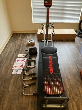 Craigslist total gym. craigslist For Sale By Owner "total gym" for sale in Dallas / Fort Worth. see also. total gym …cost 295.00…..reduced. $100. Sunnyvale Total Gym 1800 Club. $120. Melissa Total Gym. $250. Waxahachie Curl Bar 2’ inch With 70Lb Weight Set. Exercises. Home Gym. $150. Grand Prairie ... 