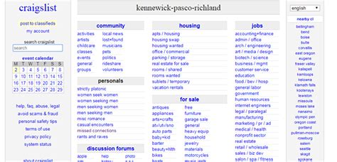 craigslist provides local classifieds and forums for jobs,
