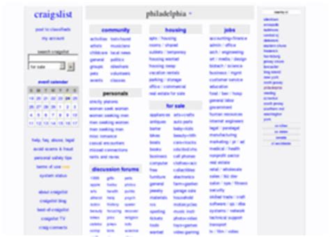 Craigslist.com philly. philadelphia antiques - craigslist. loading. reading. writing. saving. searching. refresh the page. craigslist Antiques for sale in Philadelphia. see also. Rocking ... Pennsport / South Philadelphia LG 32UL500-W 32" UHD 3840 x 2160 4K … 