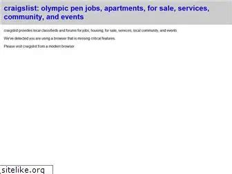 Craigslist.org olympia. craigslist provides local classifieds and forums for jobs, housing, for sale, services, local community, and events 