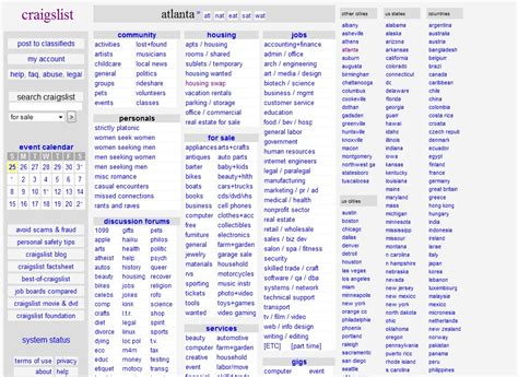  craigslist provides local classifieds and forums for jobs, housing, for sale, services, local community, and events 