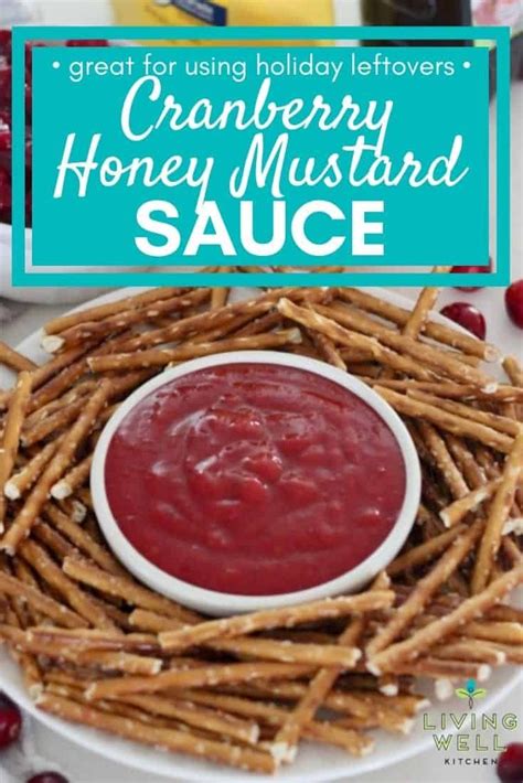 Cranberry Honey Mustard Sauce - Living Well Kitchen