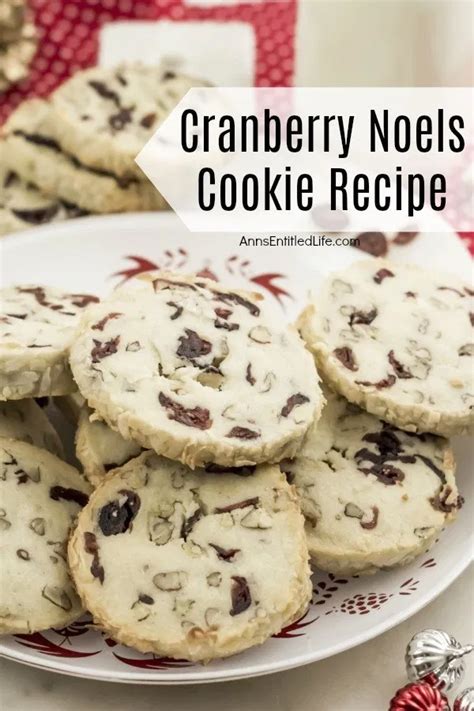 Cranberry Noels Cookie Recipe - Pinterest