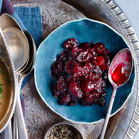 Cranberry Sauce with Dried Cherries Recipe - Dana Cowin - Food …