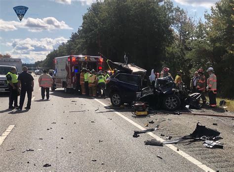 WRENTHAM — One person is confirmed dead following a crash on Interstate 495 South, just south of Route 1A exit. Responders report that a Toyota minivan left the road and smashed into a stone wall.