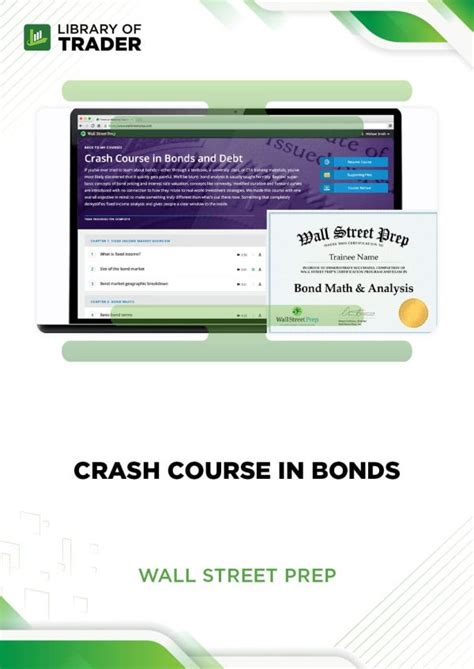 Crash Course in Bonds Wall Street Prep LibraryofTrader
