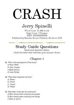 Crash Study Guide Spinelli Questions