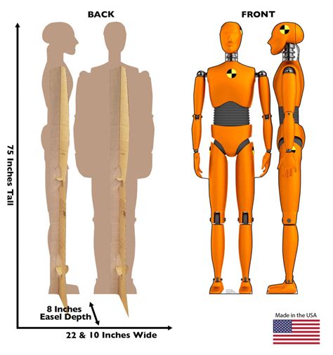 Crash Test Dummies set of two Cardboard Cutout