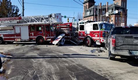 Crash involving fire truck in north St. Louis