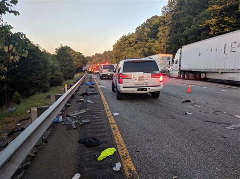 A Virginia Department of Transportation live traffic camera showed emergnecy vehicles responding to a fatal traffic crash on Interstate 81 near northbound mile marker 120 shortly after 7:45 a.m.