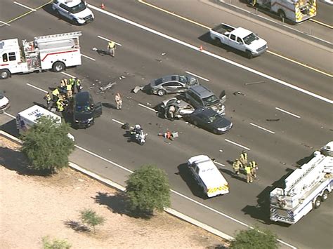 Crash on us 60 arizona today. The Arizona Department of Public Safety says the crash happened when a car traveling eastbound in the westbound lanes of I-10 crashed into a commercial vehicle at the U.S. 60. The man driving the ... 
