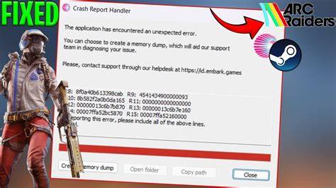 Crash report handler arc raiders.  All trademarks are property of their respective ...